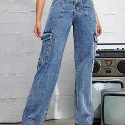 DressBerry Women Comfort Straight Fit High-Rise Light Fade Acid Wash Stretchable Jeans-image-37
