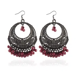 Creative Frogs Women Maroon Earrings-31