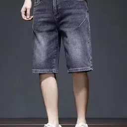 StyleCast Men Washed Denim Shorts-image-21