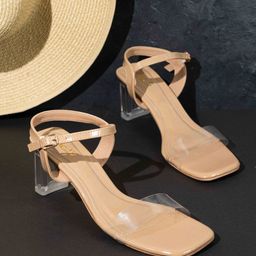 Inc 5 Women Transparent Block Casual Sandals-image-41