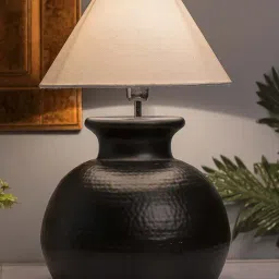 Homesake Black Hammered Finished Lamp (Bulb Included) - Set of 1-42