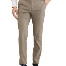 Raymond Brown Slim Fit Trousers-picture-21