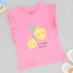 Pantaloons Baby Girls Pink Cotton Printed Top-image-68
