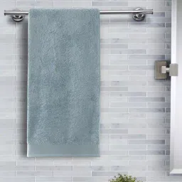 Maspar Blue Cotton 550 GSM Bath Towel - Set of 1-22