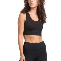 Reebok Black Re Sports Bra-image-1