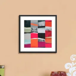 999store Multicolor Abstract Pattern Poster-11