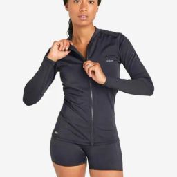 OLAIAN By Decathlon Black Plain Surfing T-shirt-picture-41
