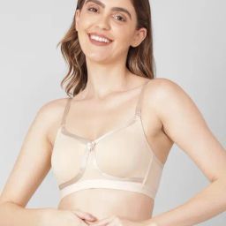 Jockey Light Beige Cotton Non-Wired Full Coverage Bralette-39