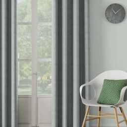 DDECOR Live Beautiful Blue Polyester 9 ft Long Door Curtain-41