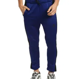 adidas Blue Regular Fit Trackpants-picture-43