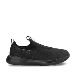 Puma Men's SOFTRIDE FEEL Slip-on WIDE Black Walking Shoes-image-48