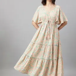 Fabindia Blue Cotton Printed Nighty-picture-48