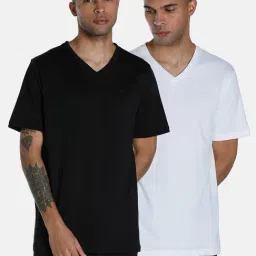 Puma Puma White Puma Black Regular Fit Nightwear T-Shirt-image-5