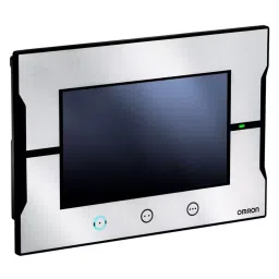 Omron NA5 Touch Screen HMI 24 bit TFT LCD Display 800x480 Silver Frame, NA5-7W001S-V1-28