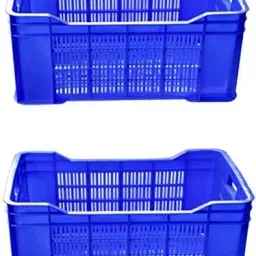 Spillbox Plastic Heavy Duty Crate Multipurpose Crates Storage & Organizer 29x52x32cm Pack of 2-13