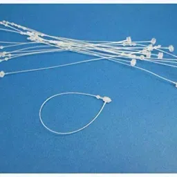 M-Fabrics Plastic White Snap Lock Pins 5 inch ( Pack of 5000)-31