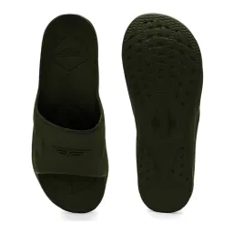 Red Tape Men's Olive Slides image 4