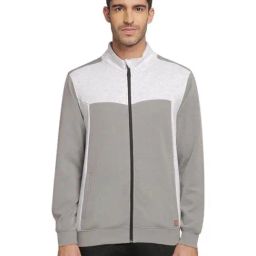 Wildcraft Grey Cotton Regular Fit Colour Block Jacket-9