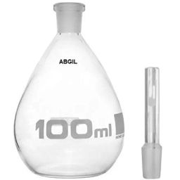 ABGIL ABG877 Borosilicate Glass Specific Gravity Bottle with Capillary Bore IC Stopper Capacity - 100 ml-33