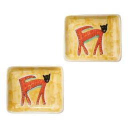 Tiger Hand Painted Ceramic Nut Tray - Set Of 2-image-31