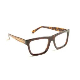 Opium Lightweight Stylish Brown Square Optical Frames for Men-picture-38