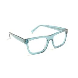 Opium Lightweight Stylish Blue Square Optical Frames for Men-image-13