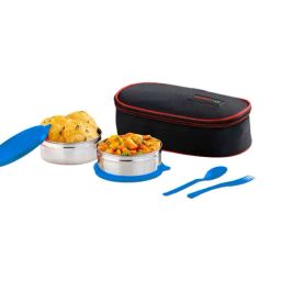 Varmora SS Xtra Blue Stainless Steel Lunch Box - Set of 2-43