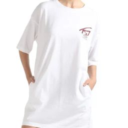 Tommy Hilfiger White Print Regular Fit Dresses-image-95