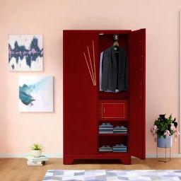 Godrej Interio Centurion 2-Door Steel Almirah, Burgundy (1-Year Warranty, 1 Locker)-image-84