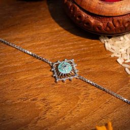 Shaya 925 Silver Rakhi Flexible for Men-image-33