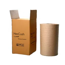 Pack8 HIB 100M X 15Inch Paper Bubble wrap with dispenser-picture-48
