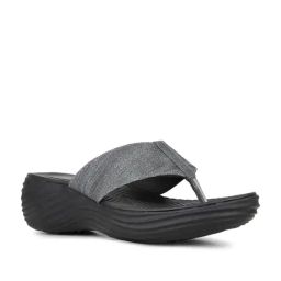 Inc.5 Women's Black Thong Wedges-image-52