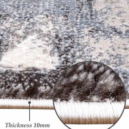 Obsessions Cream & Grey Abstract Carpet - Medium image 3