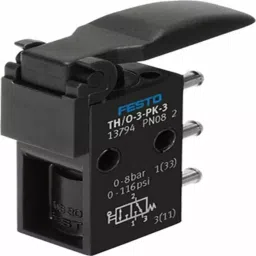 Festo Lever 3/2 Way Valve, Monostable Pneumatic Manual Control Valve TH Series, 2.5 mm, TH/O-3-PK-3-picture-41