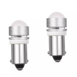 AllExtreme EXBA9SW BA9S LED Parking Light Super Bright Ceramic Car Interior License Plate Wedge Dome Trunk Dashboard Bulb for Car Bike and Motorcycle (3W, White, 2 PCS)-image-98