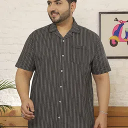bigbanana Men Plus Size Multi Printed Shirt-image-90