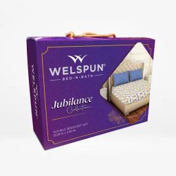 Welspun violet polycotton jubilance double bedsheets-image-62