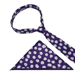 Tossido Multi Printed Necktie and Pocket Square Set For Men image 2