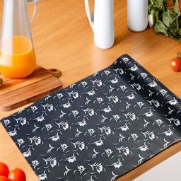 REVEXO Black Set of 1 Water Resistant Shelf Liner Organisers-image-32