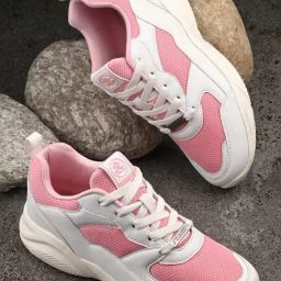 Off Limits Women's HACHIKO W Pink & Off White Running Shoes-image-89