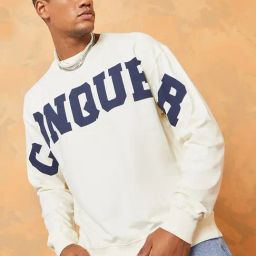 Styli Placement felt embroidery detail boxy fit Sweatshirt_NR_51038411-image-5
