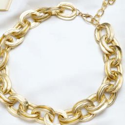 Joker & Witch Chain Links Mercy Gold Necklace-image-73