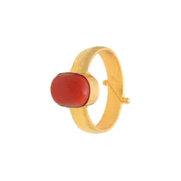 GenZcomplex Gold-Plated Brass Finger Ring-image-75