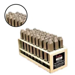 Bradma 9HHP040 Hand Held Punches Number Set 0 to 8 Size 4 mm image 2