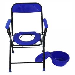 Karma Commode Chair, 18 inch Seat Width, 100 Kg Load Capacity, 153-00051-45