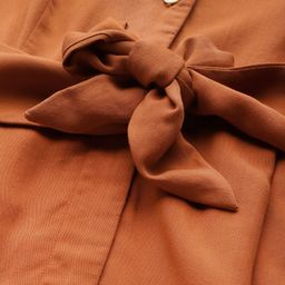 Label Ritu Kumar Tencel Basic Ruffled Jumpsuit with Belt image 5