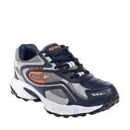 Sparx Navy & Silver Running Shoes-picture-36