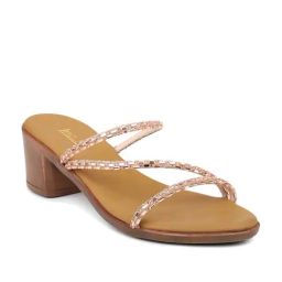 Inc.5 Women's Rose Gold Ethnic Sandals-image-97