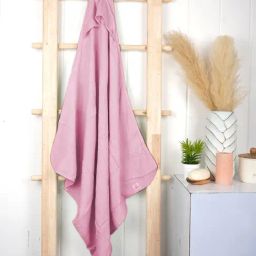 Doctor Towels Bamboo Waffle Textured Pink 400 GSM Viscose Bath Towel-image-11