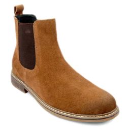 Shences Tan Chelsea Boots-image-25